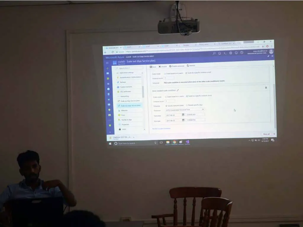 Azure Web Apps Workshop at Calicut University Campus — photo 3