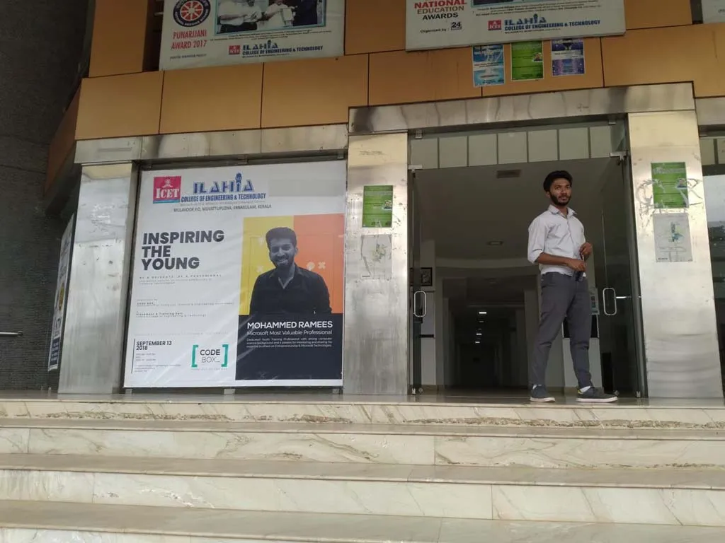 Speaking engagement at Ilahia College of Engineering and Technology