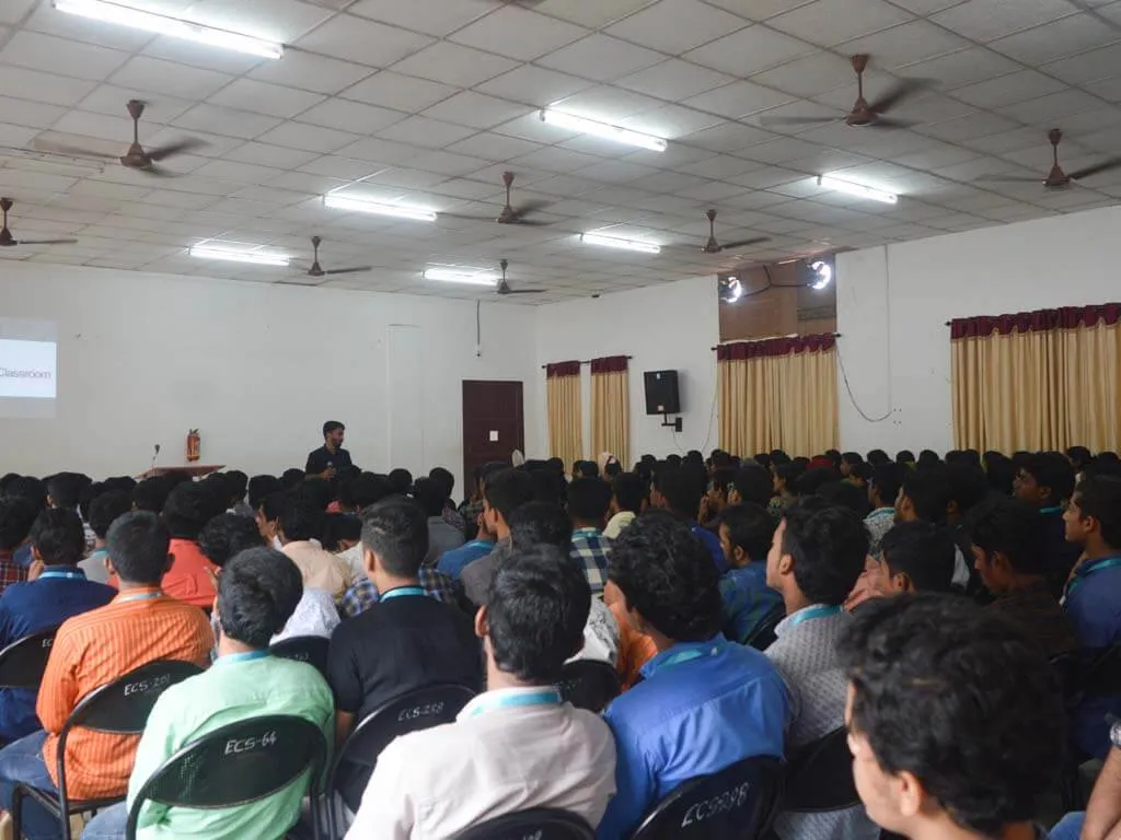 Speaking engagement at Jyothi Engineering College