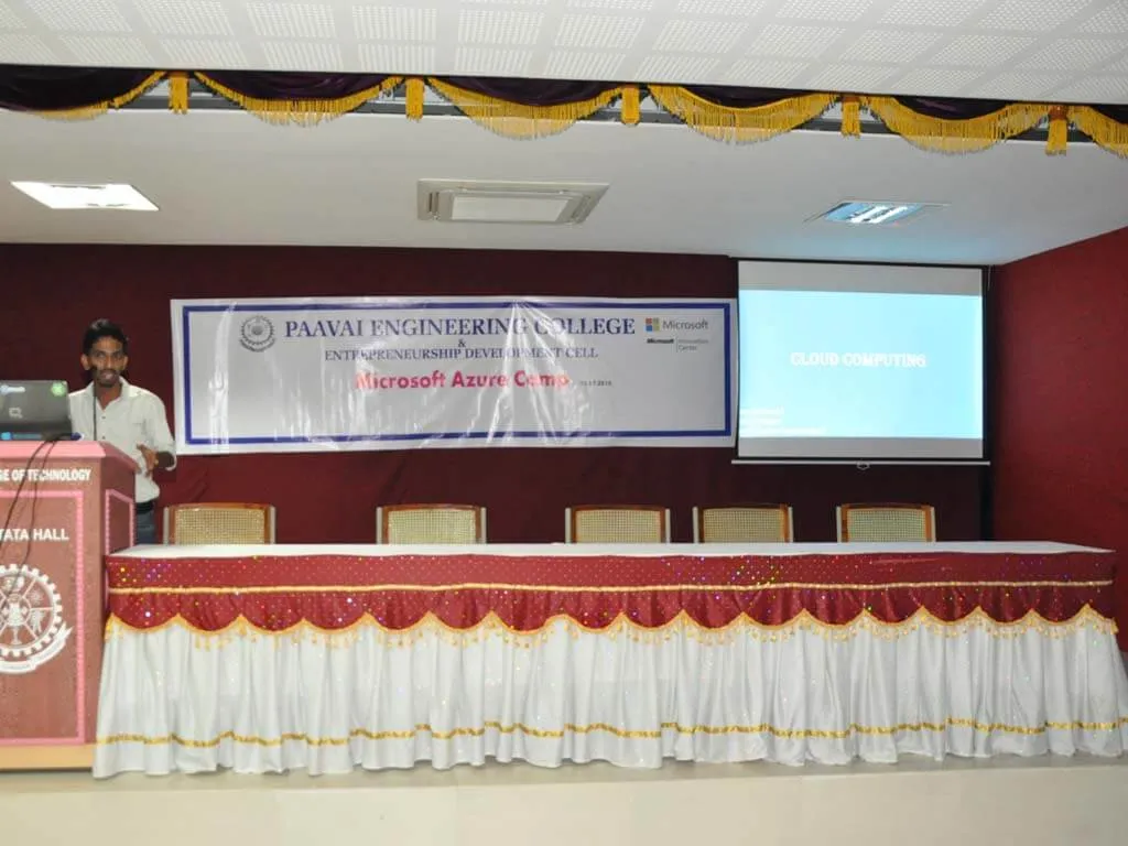 MS Azure Camp at Paavai Institutions, Salem — photo 6