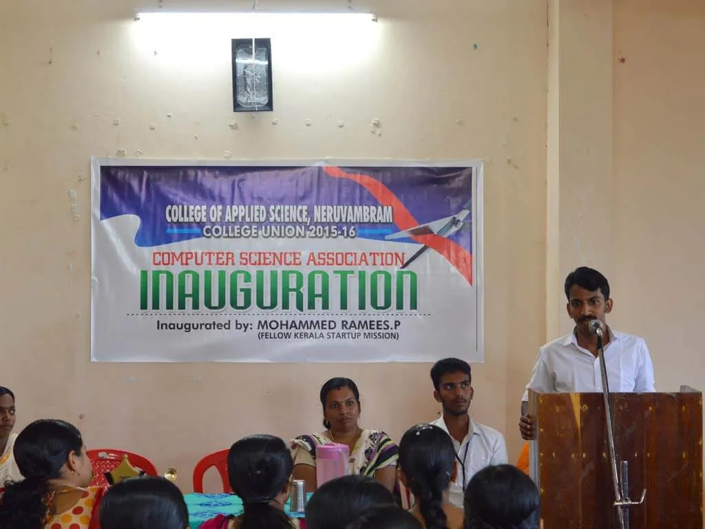 Talk on KSUM at College of Applied Science, Neruvambram — photo 1