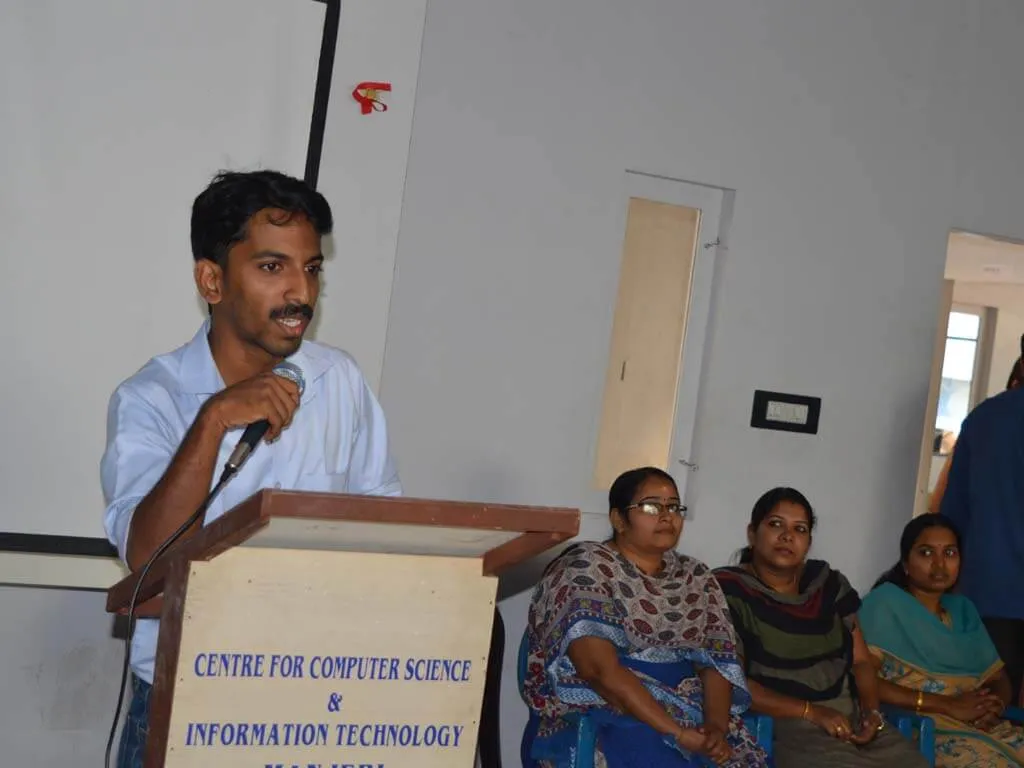 Talk on KSUM at Center for Computer Science & Information Technology, Manjeri — photo 2