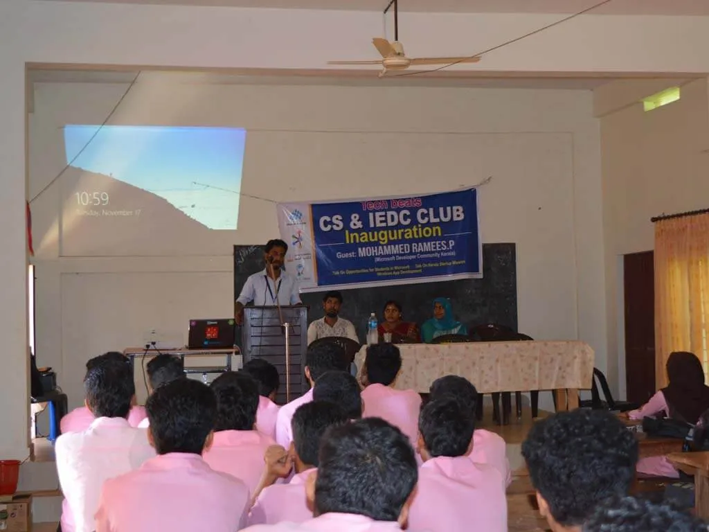 Talk on KSUM and Microsoft Imagine at Jamia Nadwiyya Arts and Science College, Edavanna — photo 5